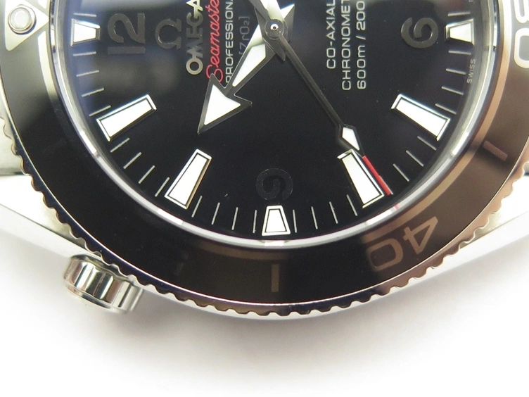 0307 HighPerformance Seamaster Planet Ocean GMT 600M Blue Dial SS On Blue Rubber Strap A 8278